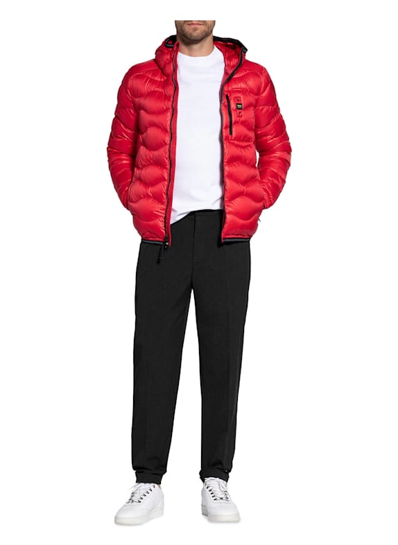 Blauer Daunenjacke ROY ROT