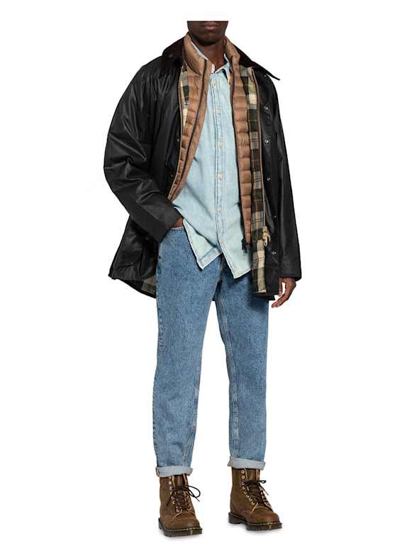 Barbour Fieldjack BEAUFORT WAX DONKERGROEN