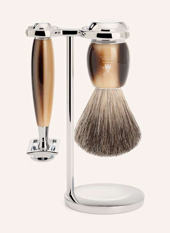 MÜHLE 3-tlg. Rasier-Set - VIVO BRAUN