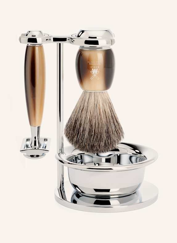 MÜHLE 4-tlg. Rasier-Set - VIVO BRAUN