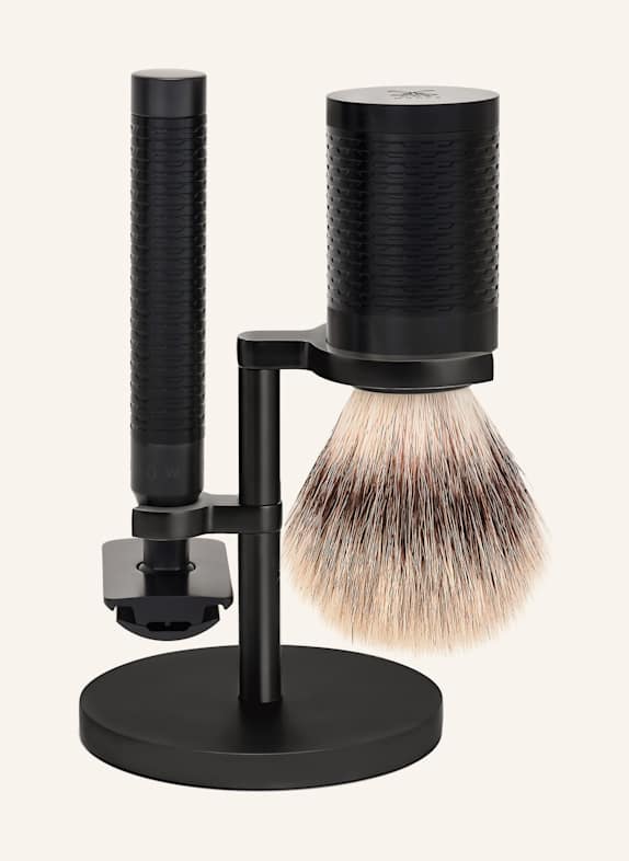 MÜHLE 3-tlg. Rasier-Set - ROCCA SCHWARZ