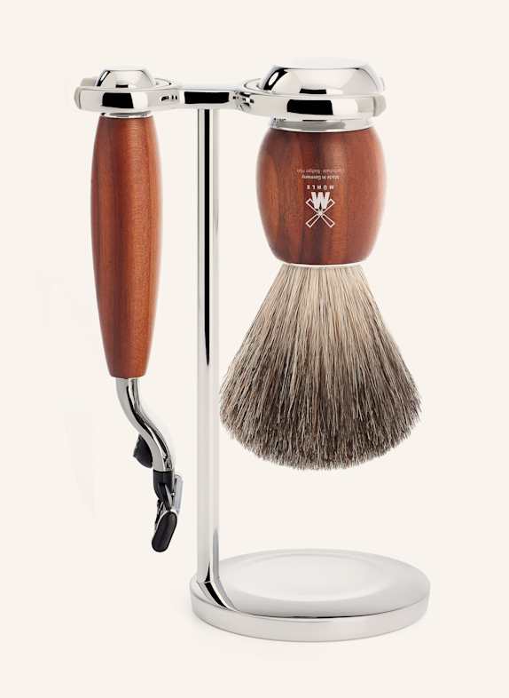 MÜHLE 3-tlg. Rasier-Set - VIVO BRAUN