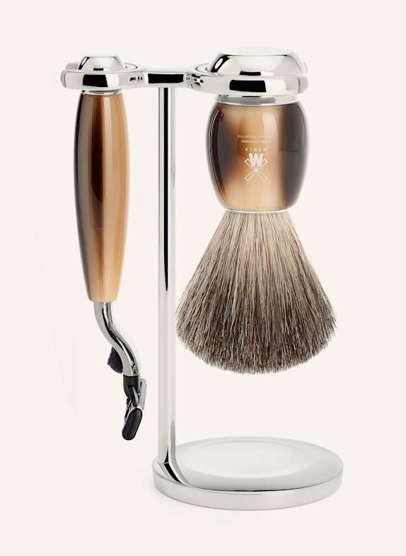 MÜHLE 3-tlg. Rasier-Set - VIVO BRAUN