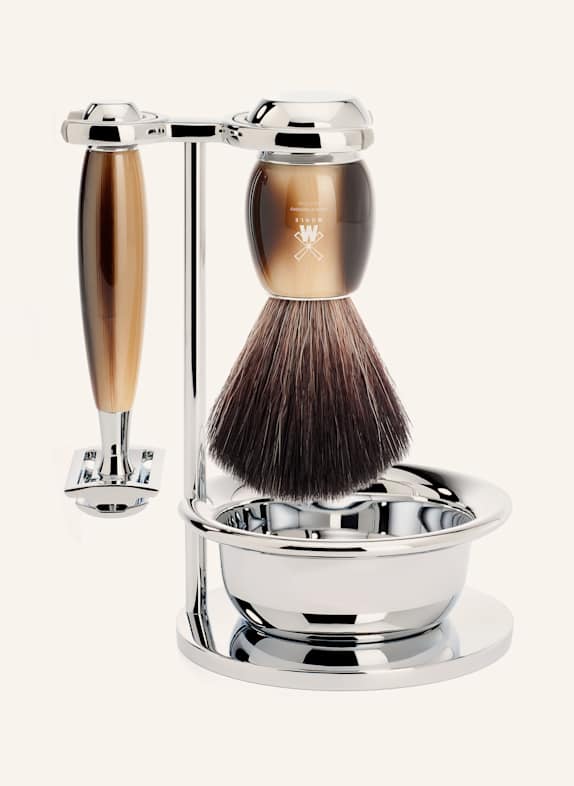 MÜHLE 4-tlg. Rasier-Set - VIVO BRAUN