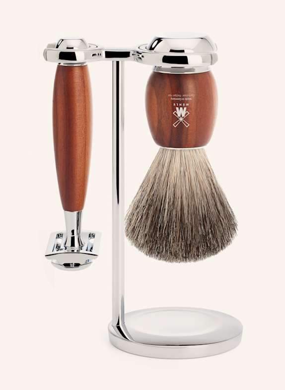 MÜHLE 3-tlg. Rasier-Set - VIVO BRAUN