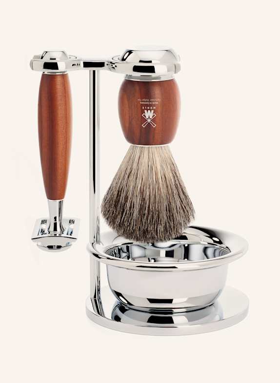 MÜHLE 4-tlg. Rasier-Set - VIVO BRAUN