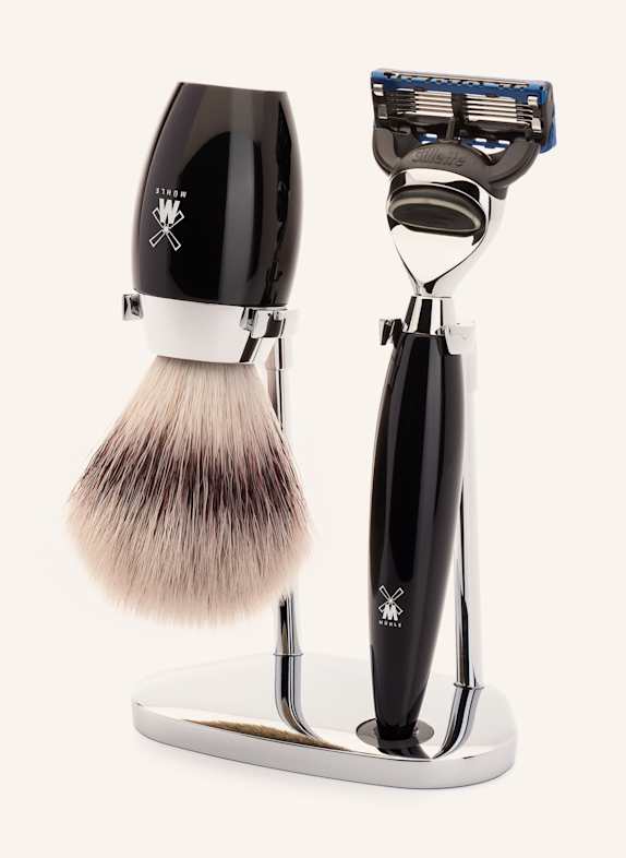MÜHLE 3-tlg. Rasier-Set - KOSMO SCHWARZ
