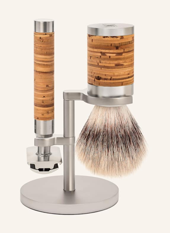 MÜHLE 3-tlg. Rasier-Set - ROCCA BRAUN