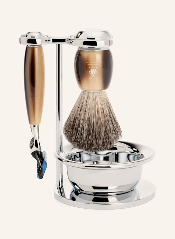 MÜHLE 4-tlg. Rasier-Set - VIVO BRAUN