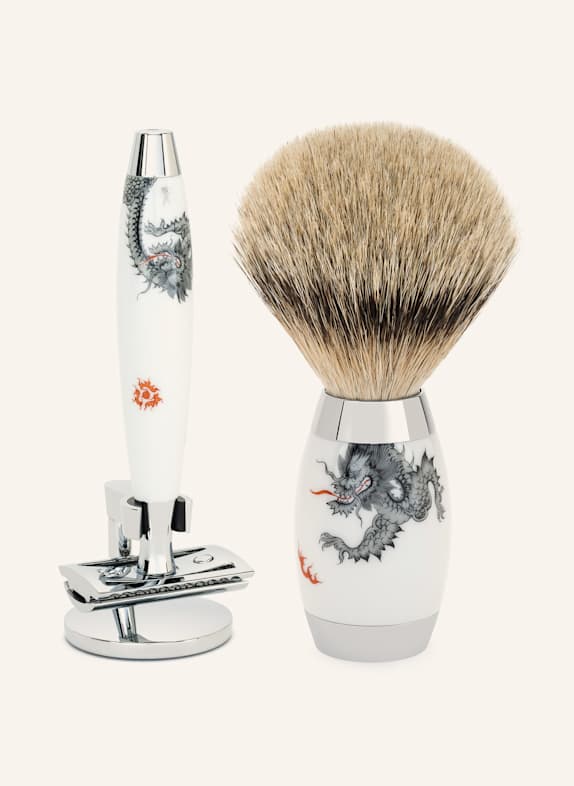 MÜHLE 3-tlg. Rasier-Set -EDITION WEISS