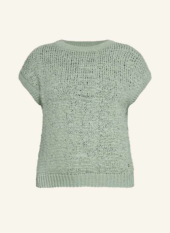 BETTY&CO Strickpullover mit Rundhalsausschnitt GRÜN