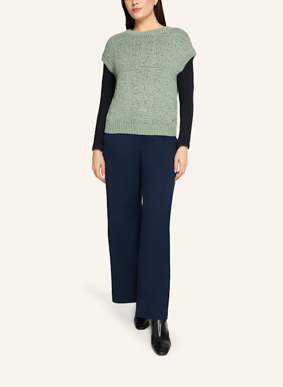 BETTY&CO Strickpullover mit Rundhalsausschnitt GRÜN