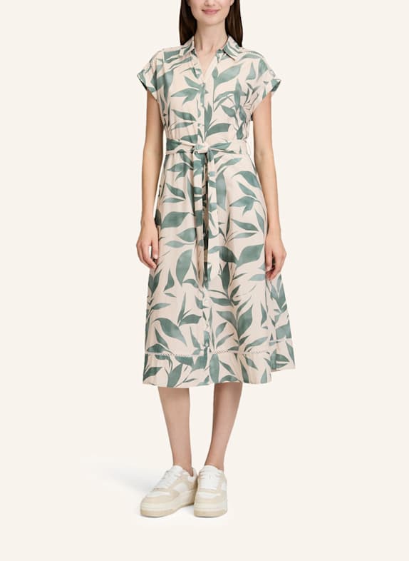 BETTY&CO Hemdblusenkleid mit Print GRÜN