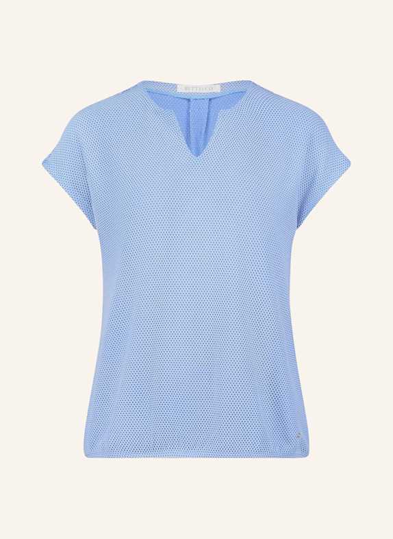 BETTY&CO Casual-Shirt mit Struktur BLAU