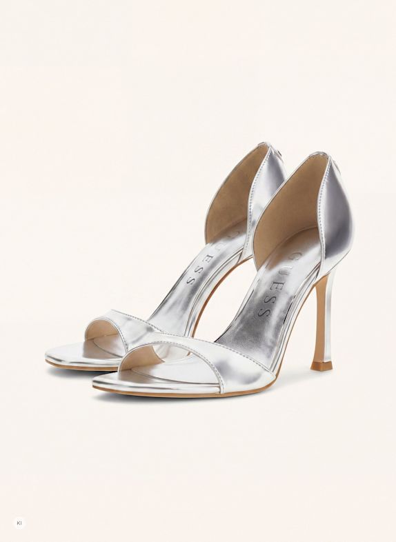 GUESS Riemchensandalen KALICO SILBER