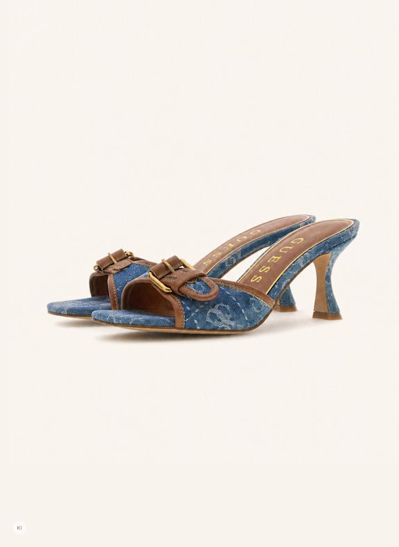 GUESS Mules DISTA BLAU