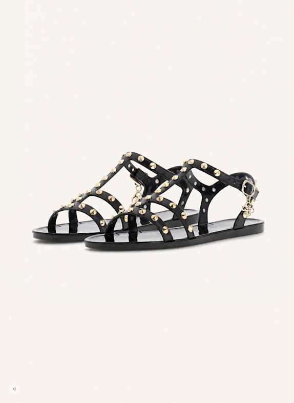 GUESS Riemchensandalen JELLY SCHWARZ