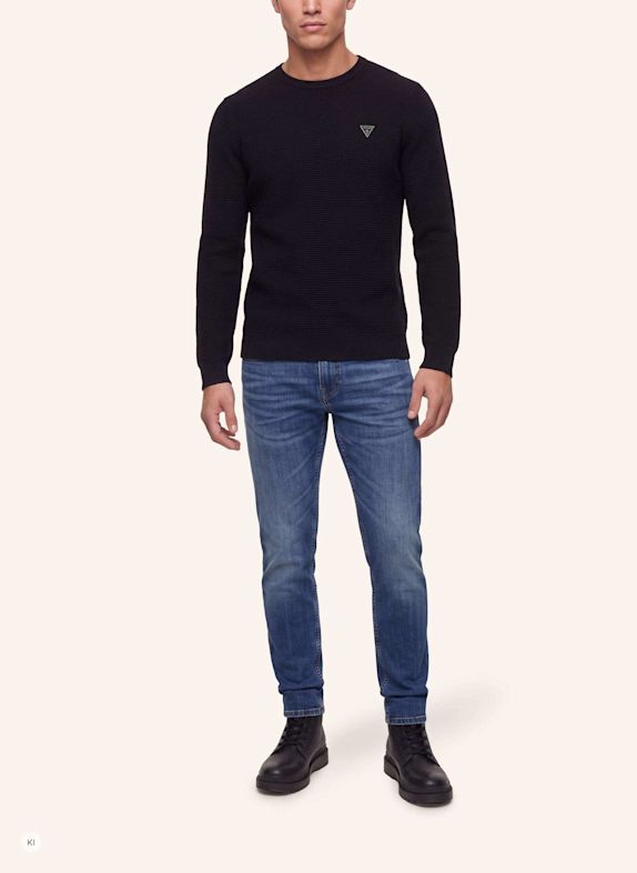 GUESS Pullover SCHWARZ