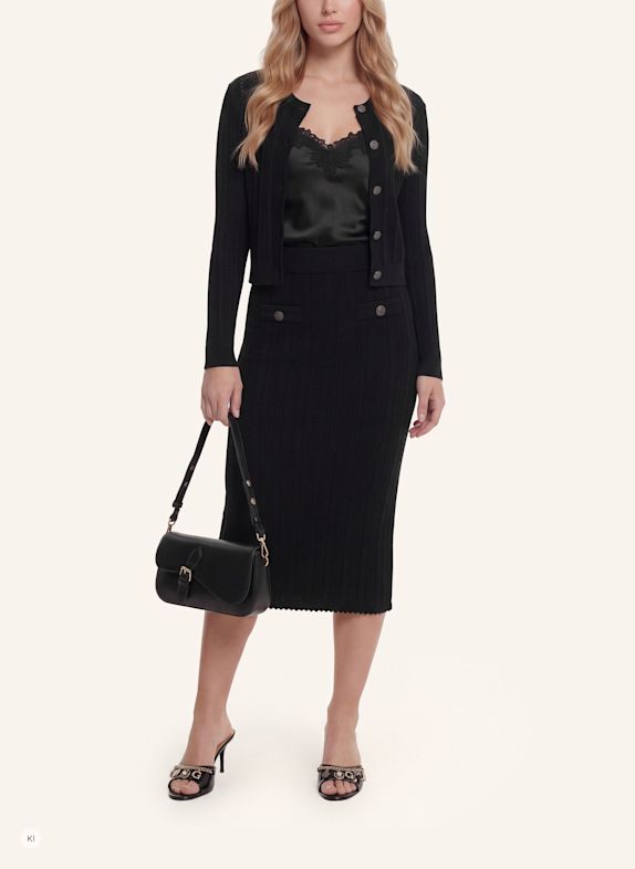 GUESS Strickjacke CARMEN SCHWARZ