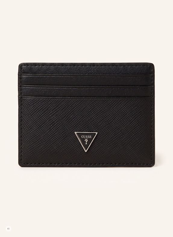 GUESS Karten- Und Ausweisetui MILANO SCHWARZ