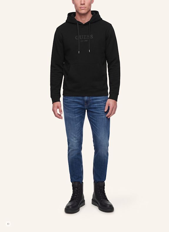 GUESS Sweatshirt SCHWARZ