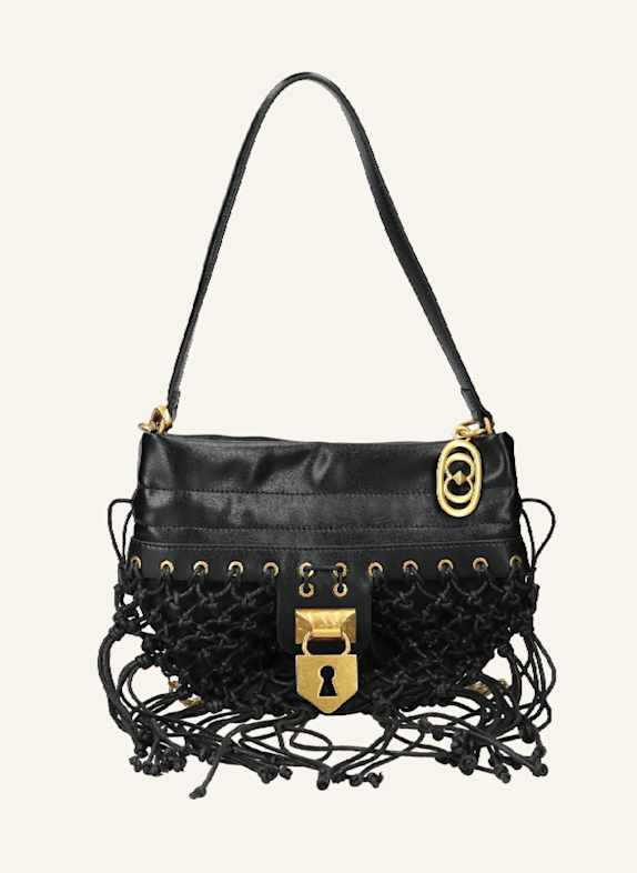 LA CARRIE Taschen FRINGE SHOULDER BAG SCHWARZ