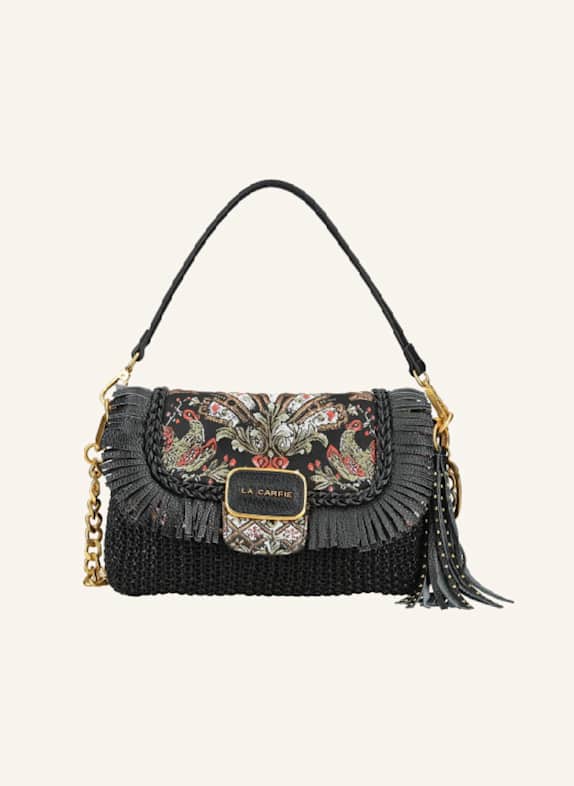 LA CARRIE Tassen ARABESQUE SHOULDER BAG ZWART