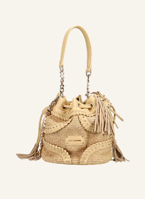 LA CARRIE Taschen LA PLAGE BUCKET BEIGE