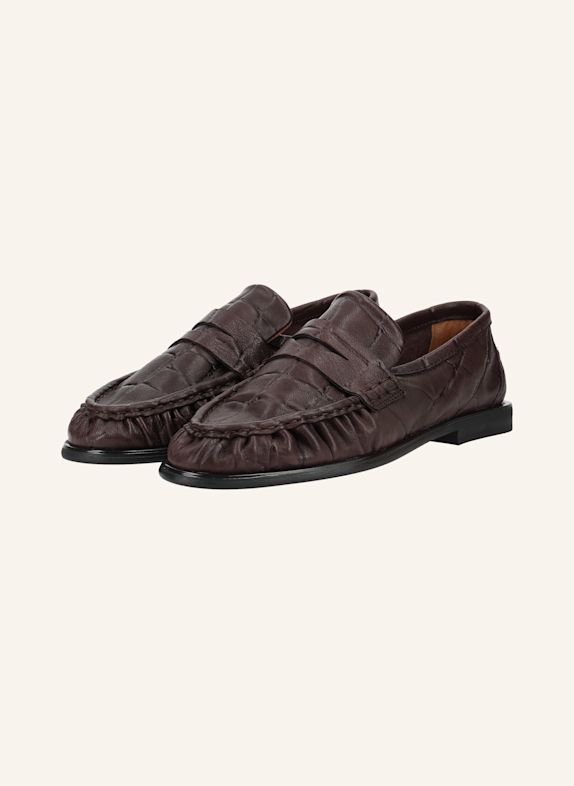 PAVEMENT Slipper ELMIRA CROCO BRAUN