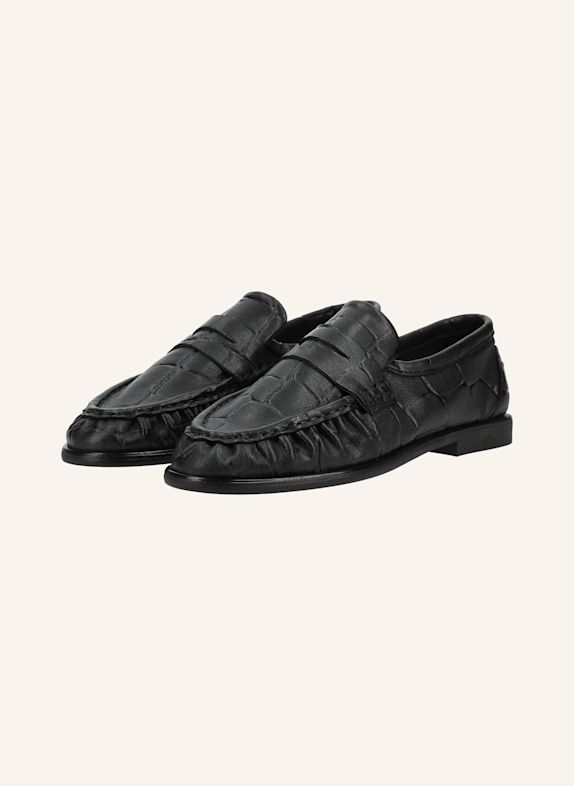PAVEMENT Slipper ELMIRA CROCO SCHWARZ