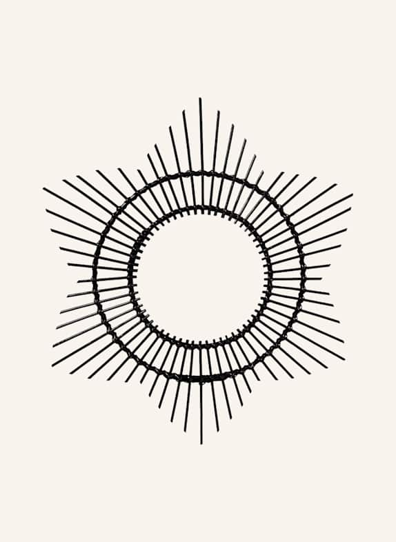 Kayoom Rattan SPIEGEL AINA 435 SCHWARZ