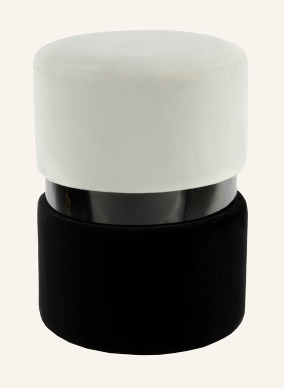 Kayoom Hocker GIPSY 825 CREME/ SCHWARZ