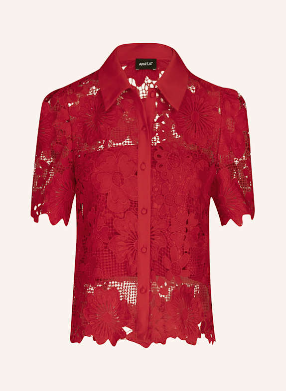 APART Spitzenbluse ROT