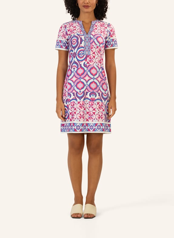 mint & mia Kurzes Kofferkleid PINK/ BLAU