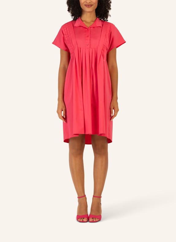 mint & mia Kurzes Baumwoll Kleid PINK