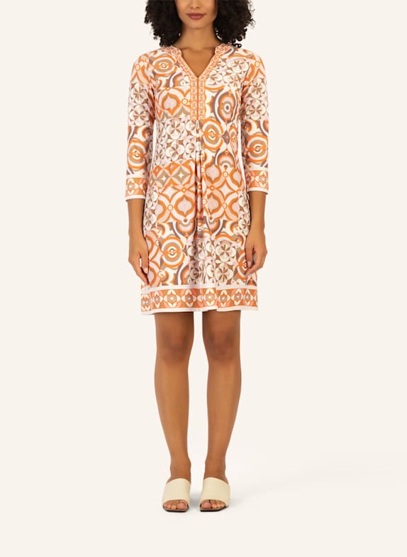 mint & mia kurzes Kofferkleid ORANGE/ HELLROT/ DUNKELORANGE