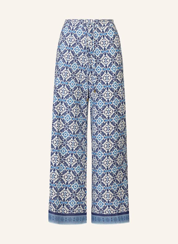 mint & mia weite Hose BLAU/ WEISS