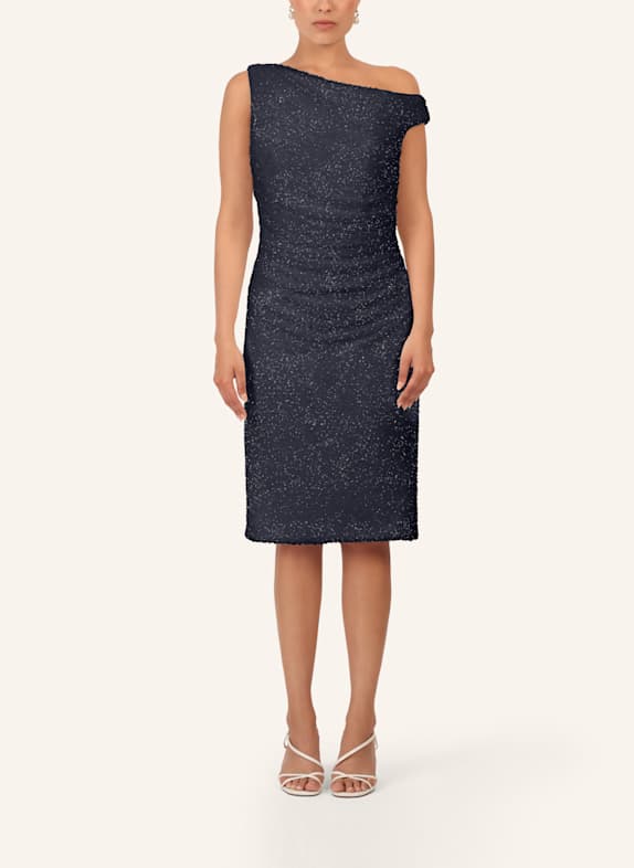 APART Perlenbesticktes Abendkleid SCHWARZ/ DUNKELBLAU