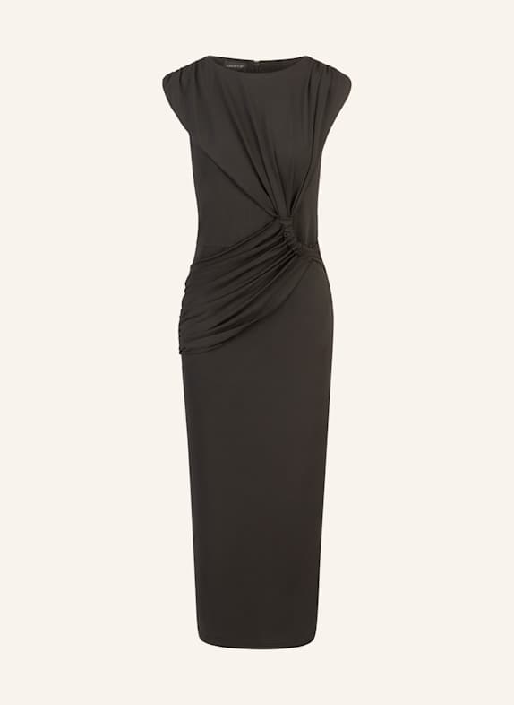 APART Midi Jerseykleid SCHWARZ