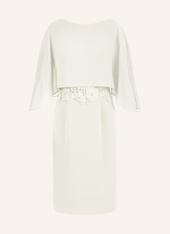 APART Kleid mit Chiffoncape CREME