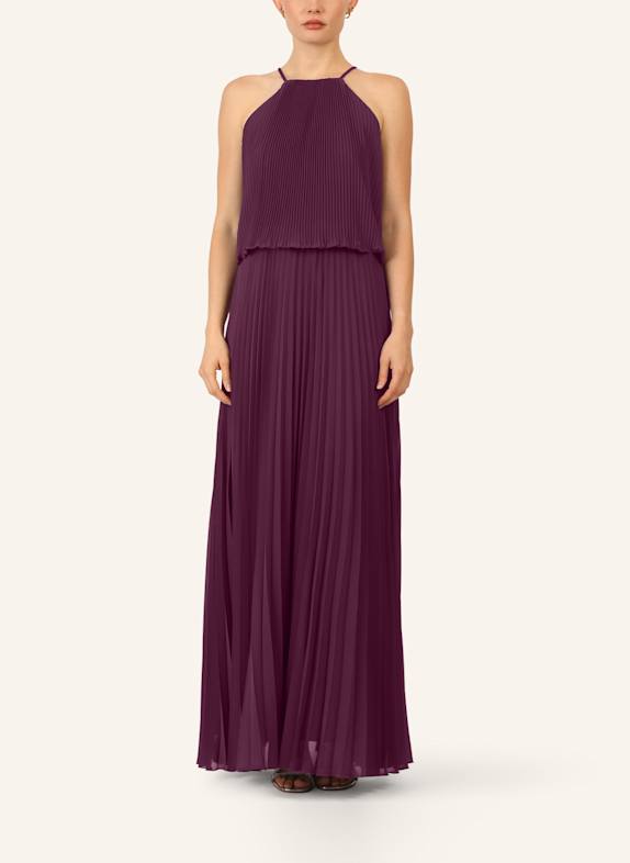 APART Chiffonkleid DUNKELLILA