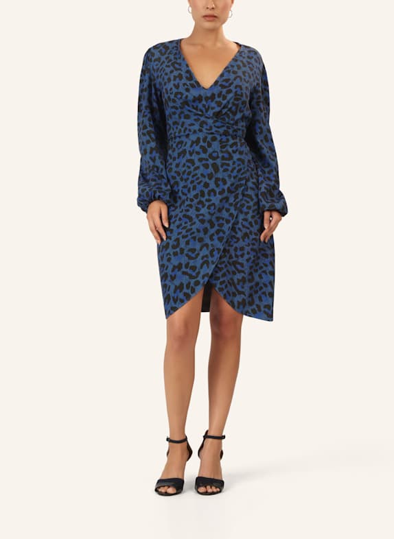 APART Kleid BLAU/ SCHWARZ