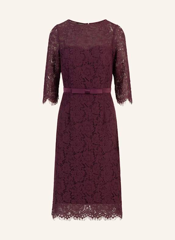 APART Spitzenkleid DUNKELLILA