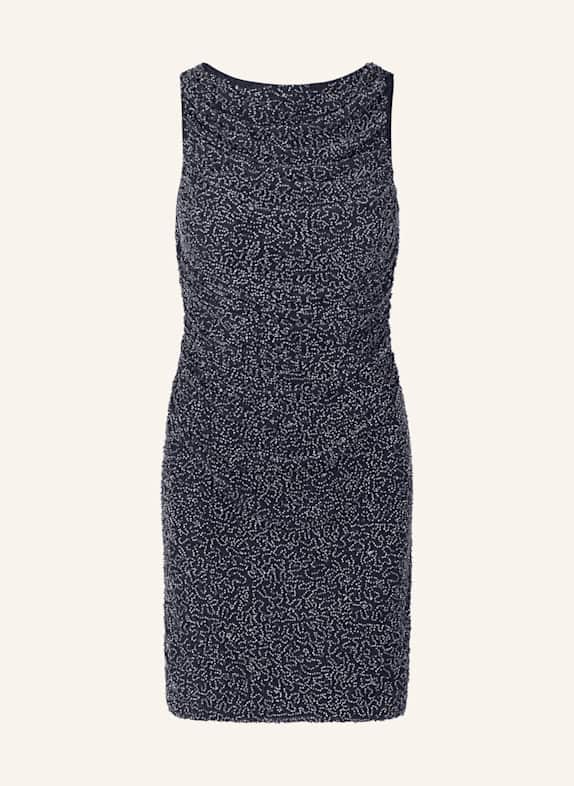 APART Perlenbesticktes Abendkleid SCHWARZ/ DUNKELBLAU