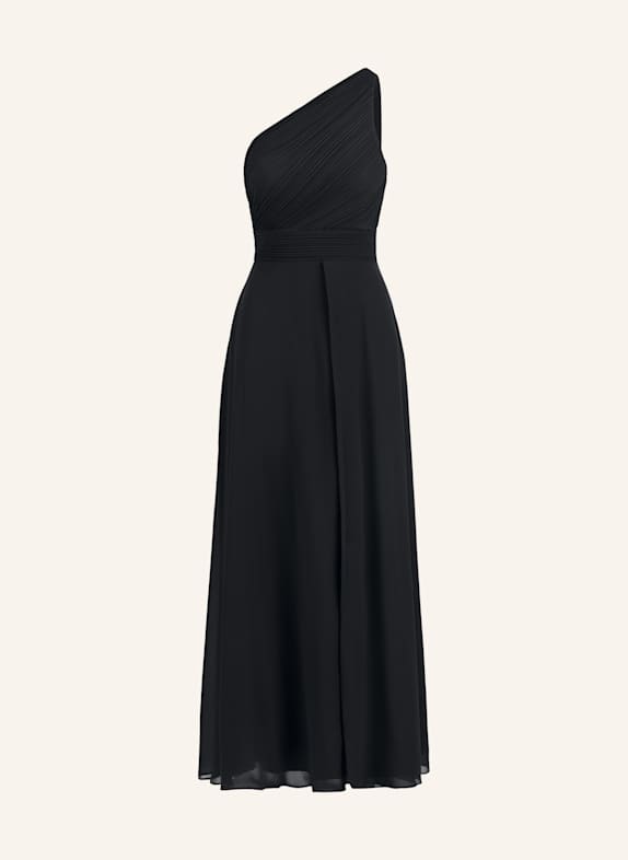 APART Abendkleid mit Plissees SCHWARZ