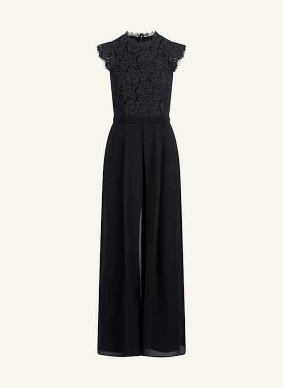 APART Jumpsuit mit Spitze SCHWARZ