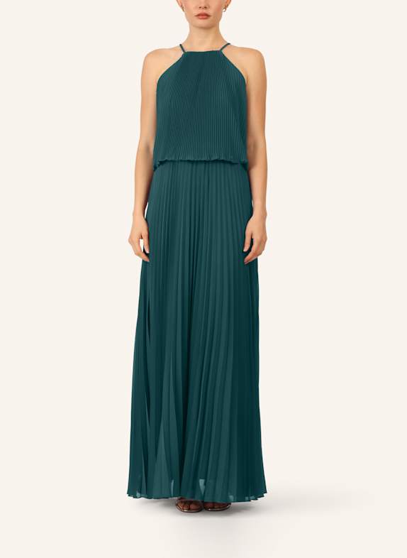 APART Chiffonkleid DUNKELGRÜN