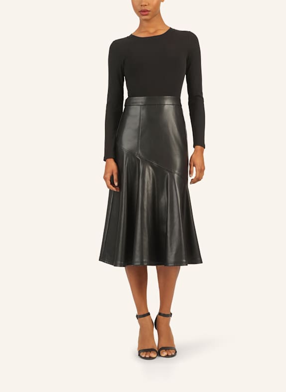 APART Midikleid SCHWARZ