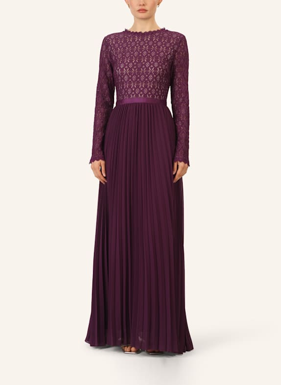 APART Abendkleid DUNKELLILA