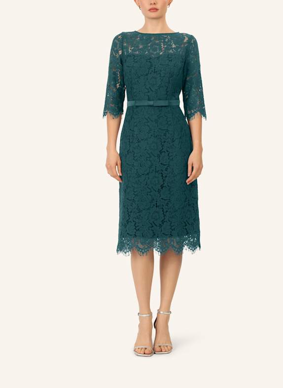 APART Spitzenkleid DUNKELGRÜN